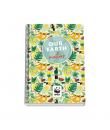 Dohe WWF Tropic Cuaderno Espiral Folio 80 Hojas Cuadricula 4mm con Margen - Tapa Rigida Impresa a todo Color y Plastificada en B