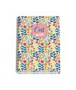 Dohe C`est la Vie Cuaderno Espiral A4 100 Hojas Microperforadas Cuadricula 5mm - Tapa Dura Carton Forrado - Bandas de Color