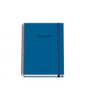 Dohe Colour Vives Cuaderno Espiral A5 100 Hojas Cuadricula 5mm - Tapa Dura Impresa a todo Color y Plastificada en Brillo - Banda