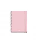 Dohe Serenity Cuaderno Espiral A5 100 Hojas Cuadricula 5mm - Tapa Dura Impresa a todo Color y Plastificada en Brillo - Bandas de