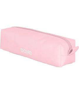 Dohe Serenity Portatodo Cuadrado - Cierre con Cremallera y Tirador de Goma - Color Rosa