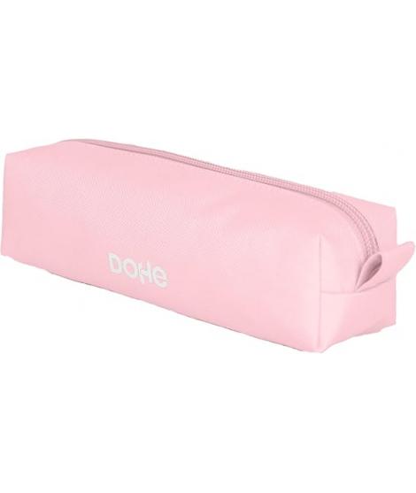 Dohe Serenity Portatodo Cuadrado - Cierre con Cremallera y Tirador de Goma - Color Rosa