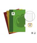 Golden Basic Pack de 10 Libretas Grapadas A5 50 Hojas 60grs Cuadricula - Colores Surtidos