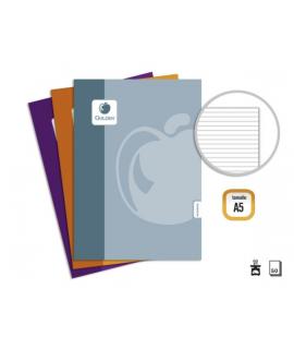 Golden Basic Pack de 10 Libretas Grapadas A5 50 Hojas 60grs Pautada - Colores Surtidos