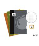 Golden Basic Pack de 10 Libretas Grapadas A4 50 Hojas 60grs Cuadricula - Colores Surtidos