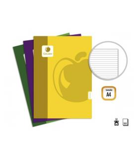 Golden Basic Pack de 10 Libretas Grapadas A4 50 Hojas 60grs Pautada - Colores Surtidos