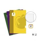 Golden Basic Pack de 10 Libretas Grapadas A4 50 Hojas 60grs Pautada 3.5 - Colores Surtidos