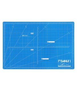 Dahle 10691 Plancha de Corte A3 30x45cm - 5 Capas con Nucleo Resistente al Corte - Lineas de Orientacion - Color Azul