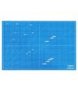Dahle 10693 Plancha de Corte A1 60x90cm - 5 Capas con Nucleo Resistente al Corte - Lineas de Orientacion - Color Azul