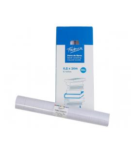 Fabrisa Rollo de Forro para Libros 80µ 0.5x20m - Polipropileno - Alta Resistencia a Arañazos y Marcas