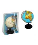Bismark Esfera Geografica con Meridiano 10cm - Esfera Geografica con Meridiano - Cartografia Fisico-Politica - Base Alta y Robus