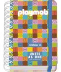 Dohe Playmobil Unite As One Agenda Escolar 25/26 Espiral Wire’o A6 - Dia Pagina - Papel 80g/m2 - 4 Hojas de Pegatinas - Cubierta