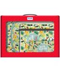 Dohe WWF Tropic Pack de Mochila + Carpeta A4 Recambio + Portatodo Triple - Todo en un Maletin Perfecto para Regalo