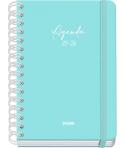 Dohe Serenity Agenda Escolar 25/26 Espiral Wire’o A5 - Semana Vista - Papel 80g/m2 - 4 Hojas de Pegatinas - Cubierta de Carton P