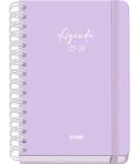 Dohe Serenity Agenda Escolar 25/26 Espiral Wire’o A5 - Semana Vista - Papel 80g/m2 - 4 Hojas de Pegatinas - Cubierta de Carton P