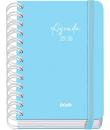 Dohe Serenity Agenda Escolar 25/26 Espiral Wire’o A6 - Dia Pagina - Papel 80g/m2 - 4 Hojas de Pegatinas - Cubierta de Carton Pla