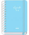 Dohe Serenity Agenda Escolar 25/26 Espiral Wire’o A6 - Dia Pagina - Papel 80g/m2 - 4 Hojas de Pegatinas - Cubierta de Carton Pla