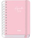 Dohe Serenity Agenda Escolar 25/26 Espiral Wire’o A6 - Dia Pagina - Papel 80g/m2 - 4 Hojas de Pegatinas - Cubierta de Carton Pla