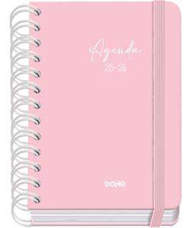 Dohe Serenity Agenda Escolar 25/26 Espiral Wire’o A6 - Dia Pagina - Papel 80g/m2 - 4 Hojas de Pegatinas - Cubierta de Carton Pla