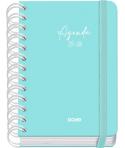 Dohe Serenity Agenda Escolar 25/26 Espiral Wire’o A6 - Dia Pagina - Papel 80g/m2 - 4 Hojas de Pegatinas - Cubierta de Carton Pla