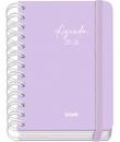 Dohe Serenity Agenda Escolar 25/26 Espiral Wire’o A6 - Dia Pagina - Papel 80g/m2 - 4 Hojas de Pegatinas - Cubierta de Carton Pla