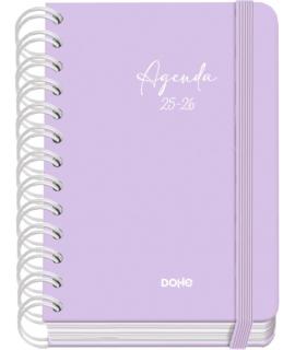 Dohe Serenity Agenda Escolar 25/26 Espiral Wire’o A6 - Dia Pagina - Papel 80g/m2 - 4 Hojas de Pegatinas - Cubierta de Carton Pla