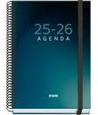 Dohe Boreal Agenda Escolar 25/26 Espiral A5 - Dia Pagina - Papel 70g/m2 - 4 Hojas de Pegatinas - Cubierta de Carton Plastificado