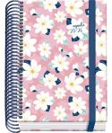 Dohe Camomille Agenda Escolar 25/26 Espiral A6 - Dia Pagina - Papel 70g/m2 - 4 Hojas de Pegatinas - Cubierta de Carton Plastific