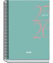 Dohe System Agenda Escolar 25/26 Espiral A5 - Dia Pagina - Papel 70g/m2 - Cubierta de Carton Plastificado - Color Verde