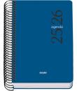 Dohe Esencial Agenda Escolar 25/26 Espiral A6 - Dia Pagina - Papel 70g/m2 - Cubierta en Polipropileno - Color Azul