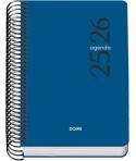 Dohe Esencial Agenda Escolar 25/26 Espiral A6 - Dia Pagina - Papel 70g/m2 - Cubierta en Polipropileno - Color Azul