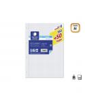 Golden Extra Recambio de 200 Hojas 90gr Cuadricula 4x4 - Formato A4 - 4 Taladros