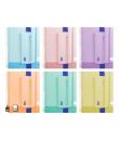 Bismark Pack de Cuaderno Espiral A4 120 Hojas 90grs Cuadricula 5x5 + Portatodo de Neopreno - Hojas Microperforadas - Colores Pas
