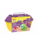 Jovi Play & Fun Cofre Aliens con 24 Barras de Plastilina 15gr + Modeladores + Recortables - Sin Gluten - Base Vegetal - No se Se