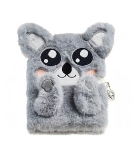 Miquel Rius Back2Fun Diario Secreto Peluche Koala - 80 Hojas Rayadas de Papel 80gr - Cierre con Llave
