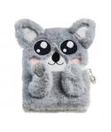 Miquel Rius Back2Fun Diario Secreto Peluche Koala - 80 Hojas Rayadas de Papel 80gr - Cierre con Llave