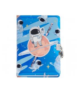 Miquel Rius Back2Fun Diario Secreto Holografico Astronauta - Cierre con Candado - Lapiz Incluido