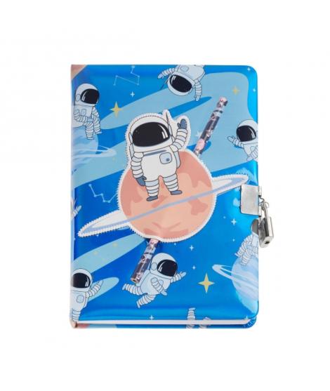 Miquel Rius Back2Fun Diario Secreto Holografico Astronauta - Cierre con Candado - Lapiz Incluido