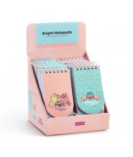Miquel Rius Back2Fun Expositor con 12 Cuadernos de Notas con Espiral Wire-O - 80 Hojas Lisas de Papel 80 g/m2 - Cubiertas con De