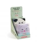 Miquel Rius Back2Fun Expositor con 8 Cuadernos Peluche - 160 Hojas de Papel 80 g/m2 - 4 de cada Modelo Panda y Hamster