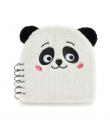 Miquel Rius Back2Fun Cuaderno Peluche Panda - 160 Hojas Lisas de Papel 80 g/m2 - Guardas Estampadas y Primera Pagina con Portadi