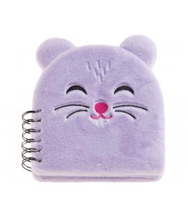 Miquel Rius Back2Fun Cuaderno Peluche Hamster - 160 Hojas Rayadas de Papel 80 g/m2 - Guardas Estampadas y Primera Pagina con Por