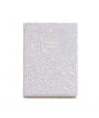 Miquel Rius Back2Fun Cuaderno Encolado con Cubierta de Purpurina Blanco y Patch de Silicona - 96 Hojas Punteadas de Papel 100 g/