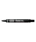 Pentel Pen N60 Rotulador Permanente - Punta Biselada Resistente y Duradera - Resistente a Agua y Luz - Color Negro