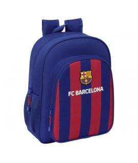 Safta F.C. Barcelona Mochila Infantil - Adaptable a Carro - Asa de Mano - 32x38x12cm - Color Rojo y Azul