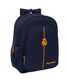 Safta Real Madrid 2ª Equipacion 24/25 Mochila Infantil - Adaptable a Carro - Asa de Mano - 32x38x12cm - Color Azul Marino