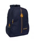 Safta Real Madrid 2ª Equipacion 24/25 Mochila - Adaptable a Carro - Asa de Mano - 32x44x16cm - Color Azul Marino