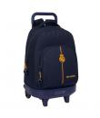 Safta Real Madrid 2ª Equipacion 24/25 Mochila con Carro Integrado - Extraible para Facilitar su Limpieza - Base Reforzada - Asa 