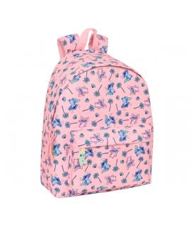 Safta Stitch Beach Mochila - Asa de Mano - 33x42x15cm - Color Rosa
