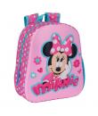 Safta Minnie Mouse Mochila 3D - Asa de Mano - Portabotellas Lateral - 27x33x10cm - Color Rosa